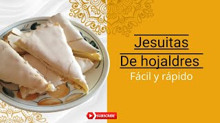 JESUITAS DE HOJALDRE - con apenas 3 ingredientes/ Jesuita rápido e fácil