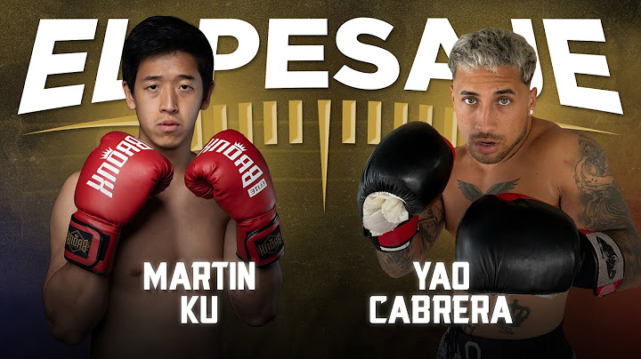 MARTÍN KU vs YAO CABRERA | EL PESAJE | LA GRAN PELEA 2
