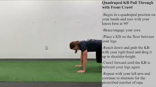 Quadruped KB Pull with Front Crawl