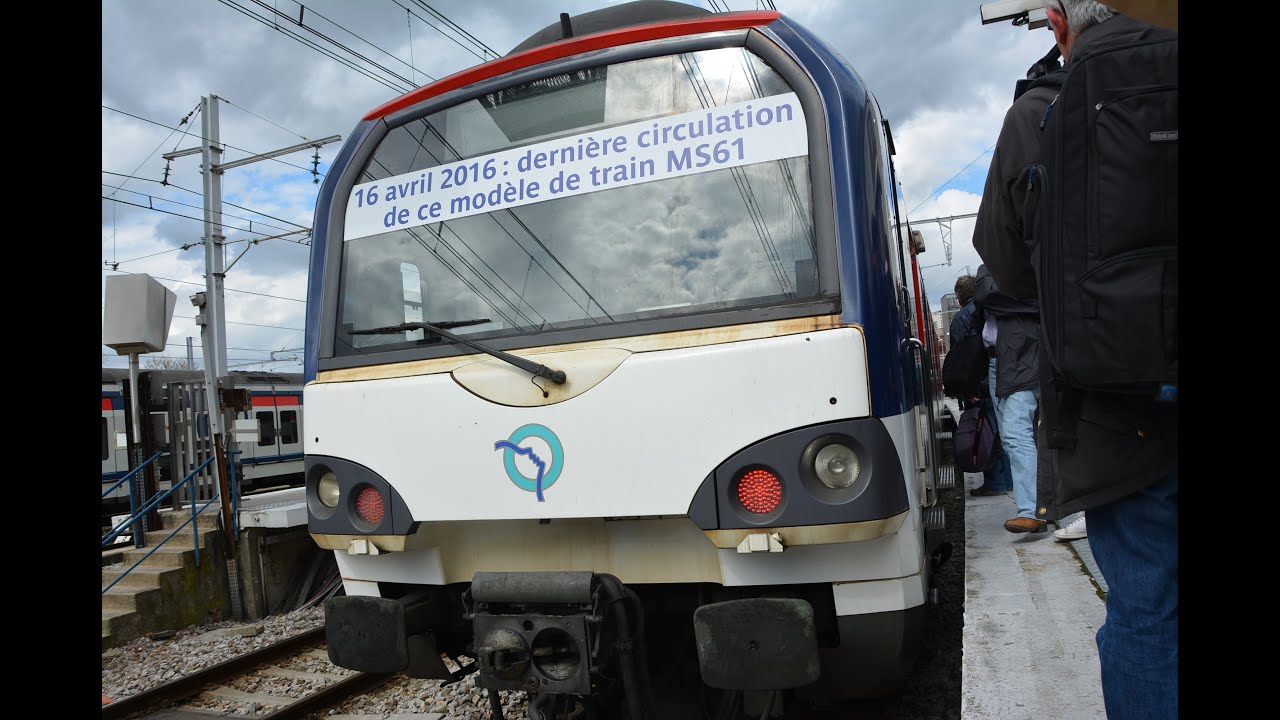 Voyage d'adieu aux MS61 du RER A