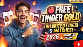 NEW* Get FREE Tinder Gold for 1 Month 🔥 How to get Tinder Gold for FREE (2026 Promo Codes)
