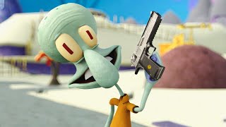 Squidward Has a Gun