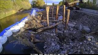 Engineered Log Jam Construction For Fish Habitat And Bank Stabilization Near Baker, Idaho