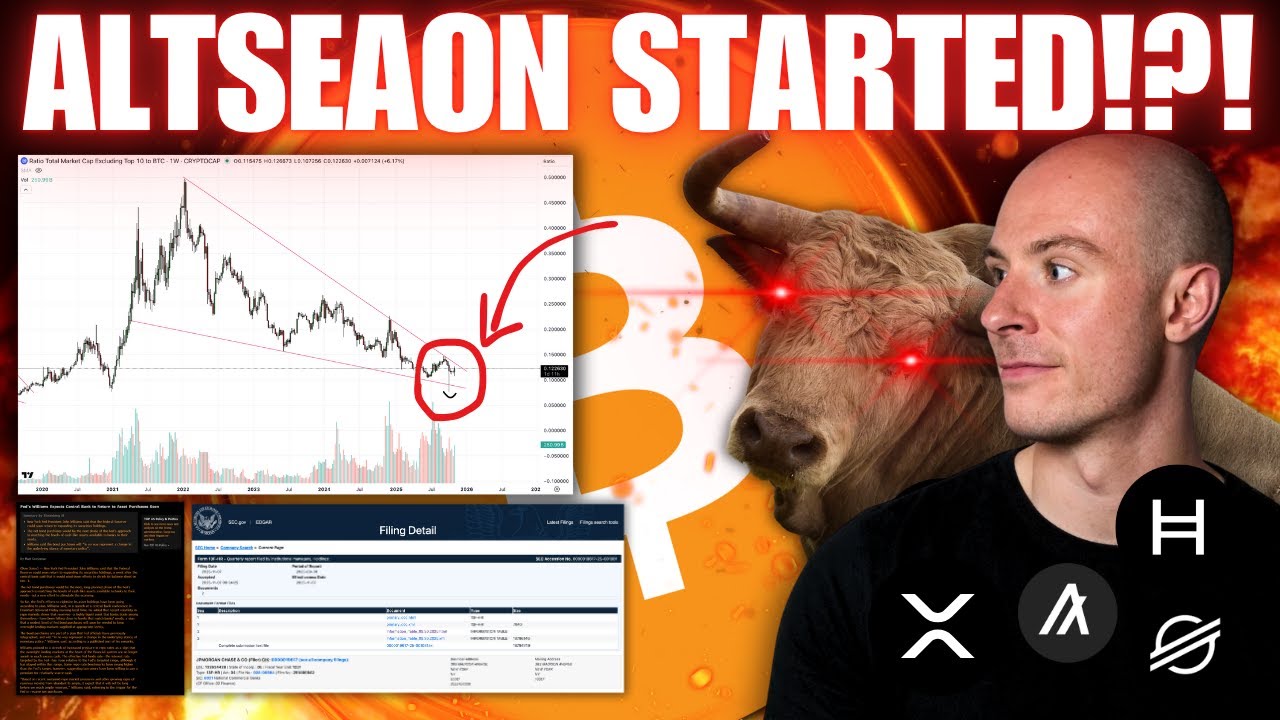 JPMorgan Add 64% To Their Bitcoin Exposure!! FED QE Is Here!!! Is This The  Beginning Of Altseaons...