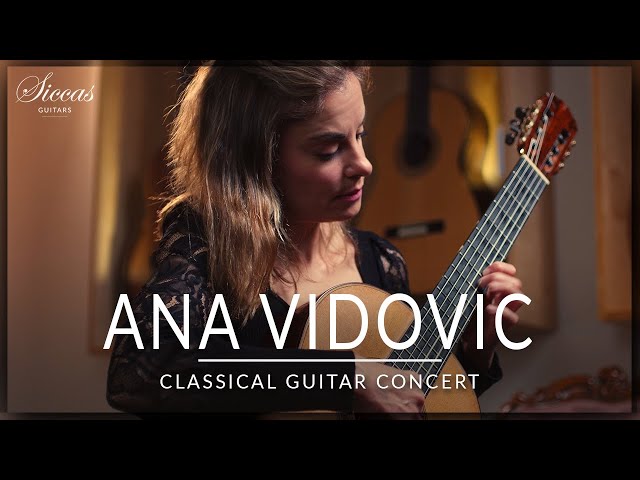ANA VIDOVIC - Classical Guitar Concert | Concierto de Aranjuez, Capriccio Diabolico | Siccas Guitars class=