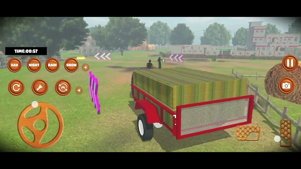 Tractor Farming Game 🚜 Level 7 Gameplay in Hindi | Realistic Village Farming Simulator | Tractor 🚜