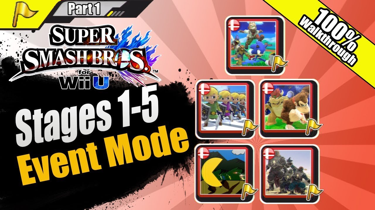 Super Smash Bros. for Wii U Events #1 Gameplay HD - YouTube