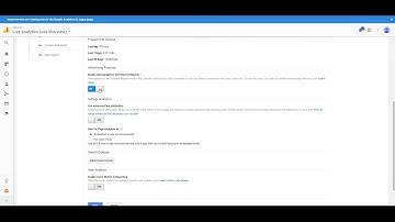 Enable demographics and interests report in Google Analytics