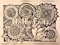 My Zentangle Drawings in 2020 | Music :  Pocahontas - Colours of the wind ｜禪繞畫創作 @bettyyyhful