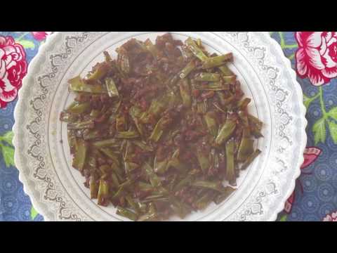 beans-tomato-stir-fry-/-long-yard-bean-tomato-stir-fry---kitchen-recipe-episode-:-393