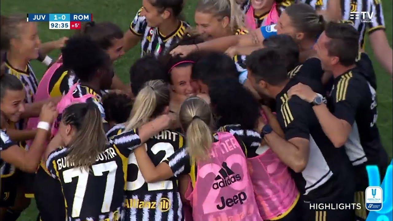 Juventus-Roma 1-0 | Bonansea la decide al 93esimo | Finale di Coppa Italia femminile FS Italiane