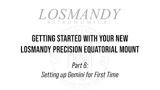Getting Started 06: Setting Up your Gemini 2 for the First Time