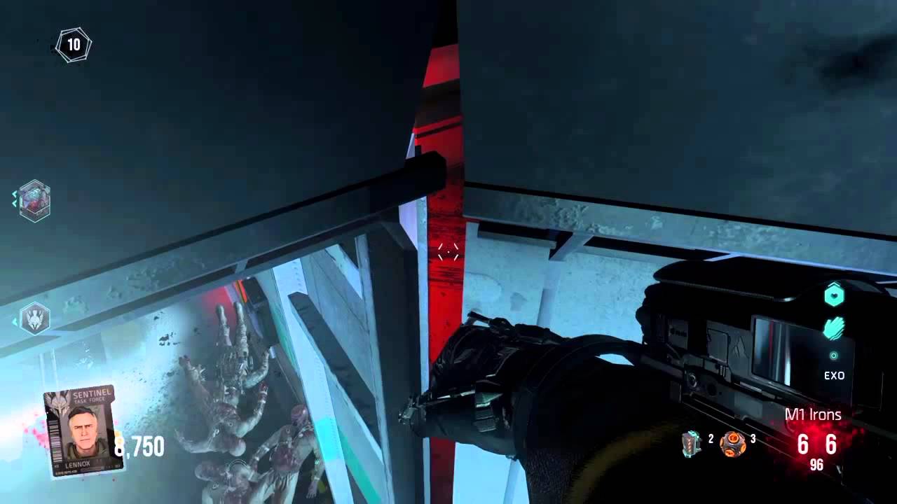 CoD AW Carrier god mode high barrier glitch