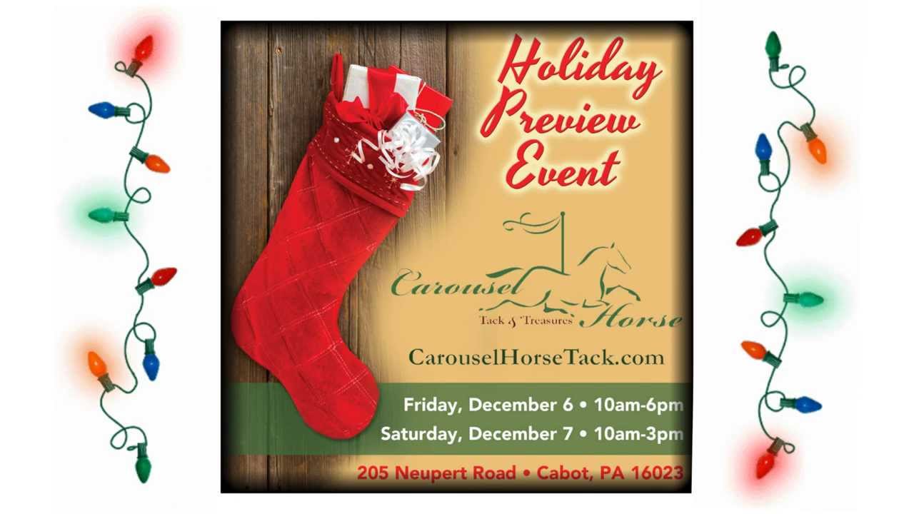 Holiday Preview from Carousel Horse Tack