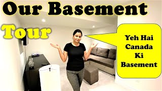 Life In A Basement | Basement Apartment Tour | Life In Canada | Canada Couple Vlogs