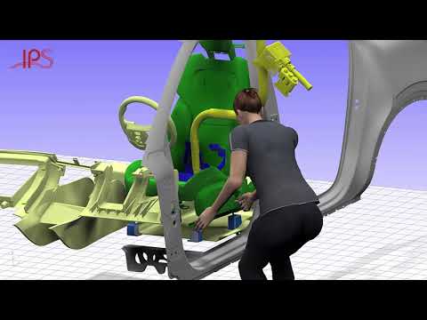 IPS IMMA Digital Manikin   Seat Assembly