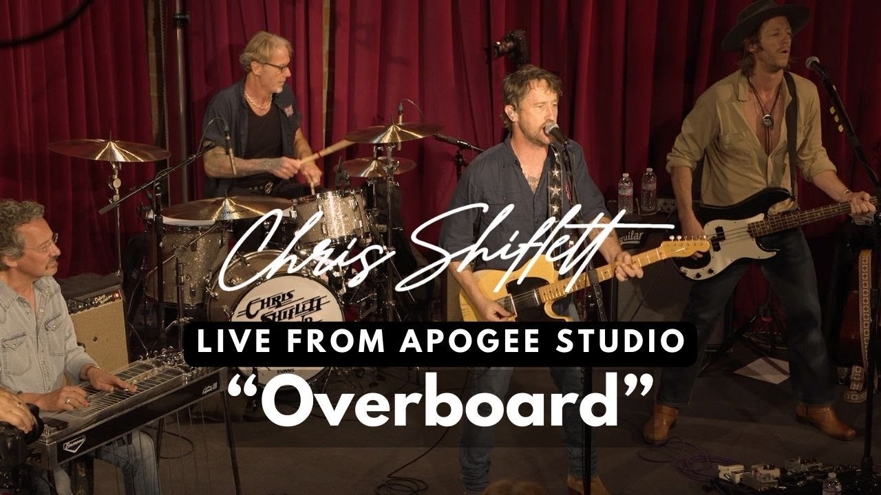 Watch Chris Shiflett - "Overboard" (Live from Apogee Studio in Santa Monica) on YouTube Watch Chris Shiflett - "Overboard" (Live from Apogee Studio in Santa Monica) on YouTube