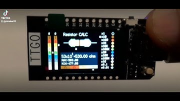 Transistor Calculator ESP32 TTGO T-Display #shorts