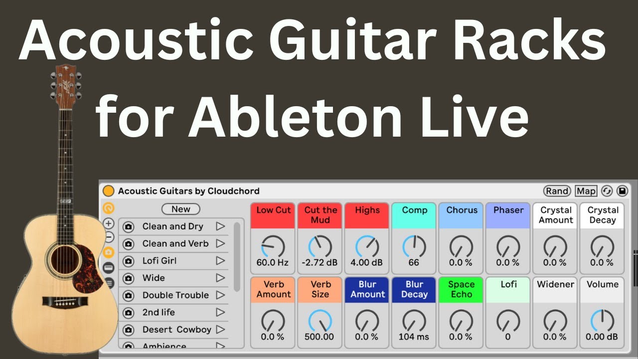 Acoustic Guitar Racks for Ableton Live (Free Download) YouTube