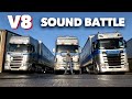 Battle of The SCANIA V8's Which Sounds Best?? Test Drive 164L - R 560 - S 580