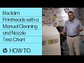 Reclaim Printheads with a Manual Cleaning and Nozzle Test Chart | HP Latex | HP