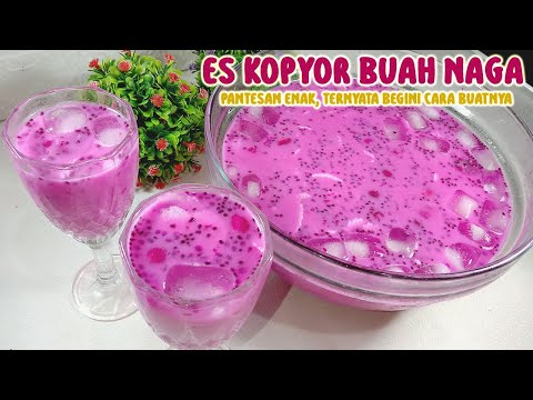 Resep Es Buah Naga Putih