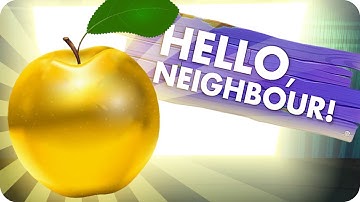 REAL GOLDEN APPLE AND SECRET GRAVEYARD! - Hello Neighbour (Hello Neighbor, Alpha 3 Update Gameplay)