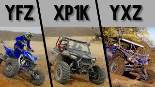 YFZ450R, XP1K AND YXZ 1000R WEEKEND TRAIL RIP HOUGHTON LAKE, MI | SXS / ORV / UTV | YAMAHA / POLARIS