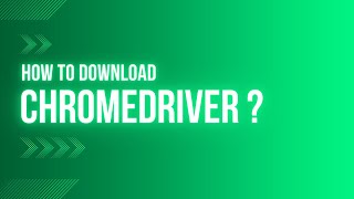 how to download chrome driver for chrome web browser | selenium webdriver with python | tutorial 4