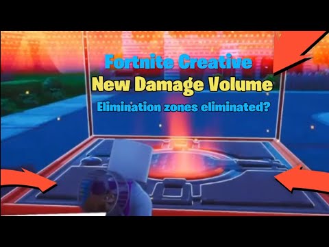 how to use damage volume in fortnite creative elimination zones eliminated