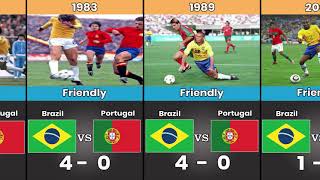 Brazil 🇧🇷 vs Portugal 🇵🇹 | Complete Head-to-Head ALL Matches (1956–2013) ⚽🔥