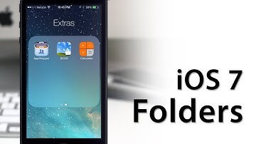 Hands-On iOS 7 Folders - Create Pages, New Design, Put Newsstand In Folder