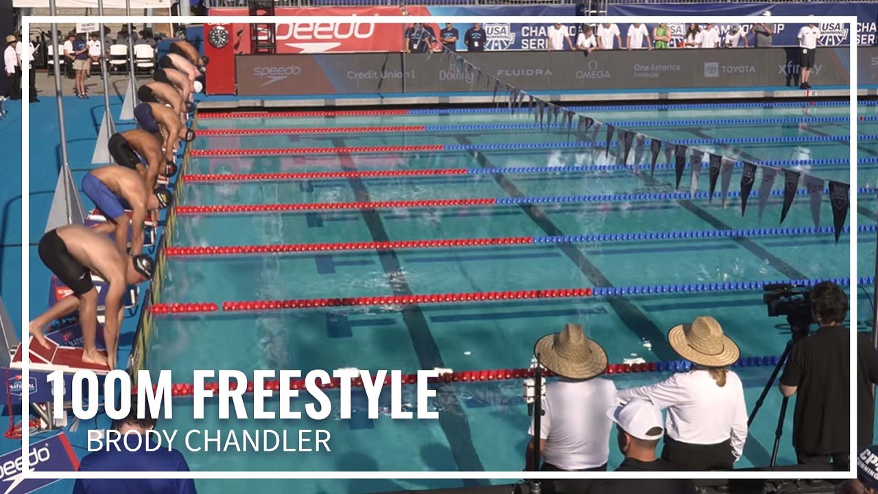 Chandler and Campbell Separated by .03 in 100M Freestyle | 2026 Speedo Junior Nationals