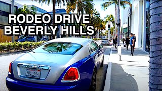 Beverly Hills Los Angeles Rodeo Drive  Morning Walk | City Sounds