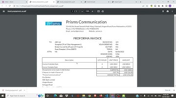 Custom Invoices - Odoo