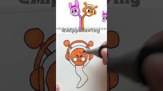 Drawing Sprunki OC Brawl Stars Mix Oren #sprunki #sprunkioc #incredibox #drawing #tiktok #shorts