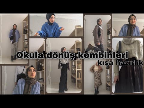 OKULA DÖNÜŞ KOMBİNLERİ | ÜNİVERSİTE KOMBİNLERİ |Kışlıklarımı çıkarıyorum, sohbet Tesettür kombinleri