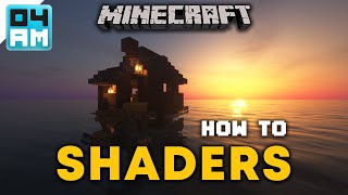How To Download & Install Shaders for Minecraft 1.15.2