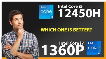 INTEL Core i5 12450H vs INTEL Core i7 1360P Technical Comparison