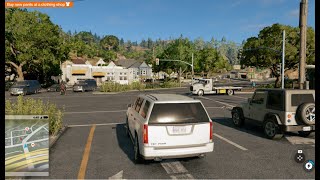 Replica Cadillac - Watch Dogs 2 Car Drive / Gameplay screenshot 3