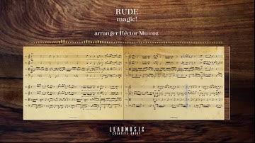 Rude - Magic! strings quartet (score)