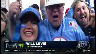 Titans trade up for Kentucky QB Will Levis (2023 NFL Draft)