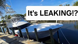 Multiple leaks on a 60FT Hatteras Sportfish