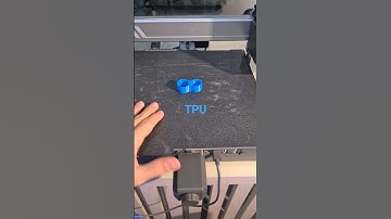 My first print with tpu on the anycubic cobra 3 combo#3dprinted