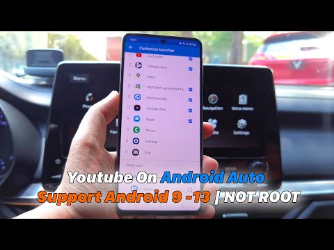 Youtube On Android Auto Any Android Device Support Android 9 -13 | NOT ROOT