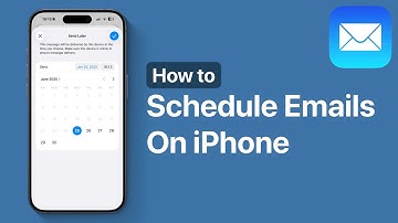 How To Schedule Emails In iPhone