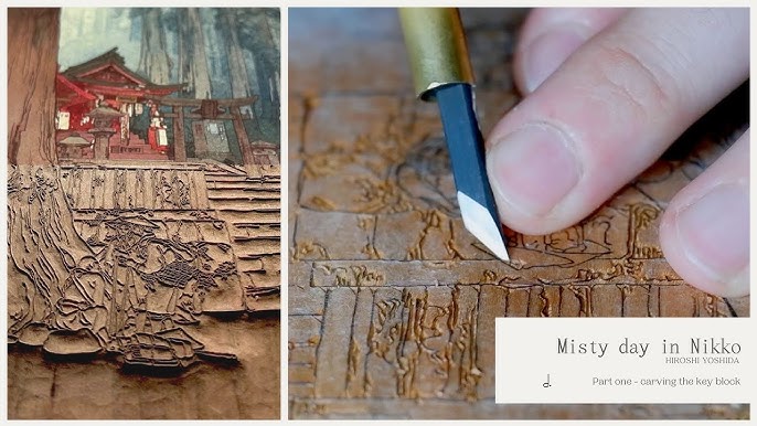 How to cut a wood block print