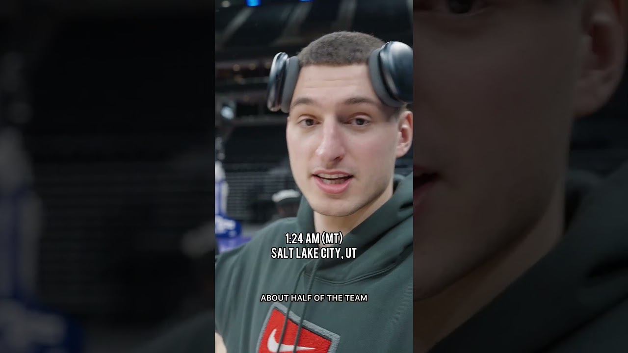 Ever Wonder What Happens When the Team Plane Gets Delayed? 👀 