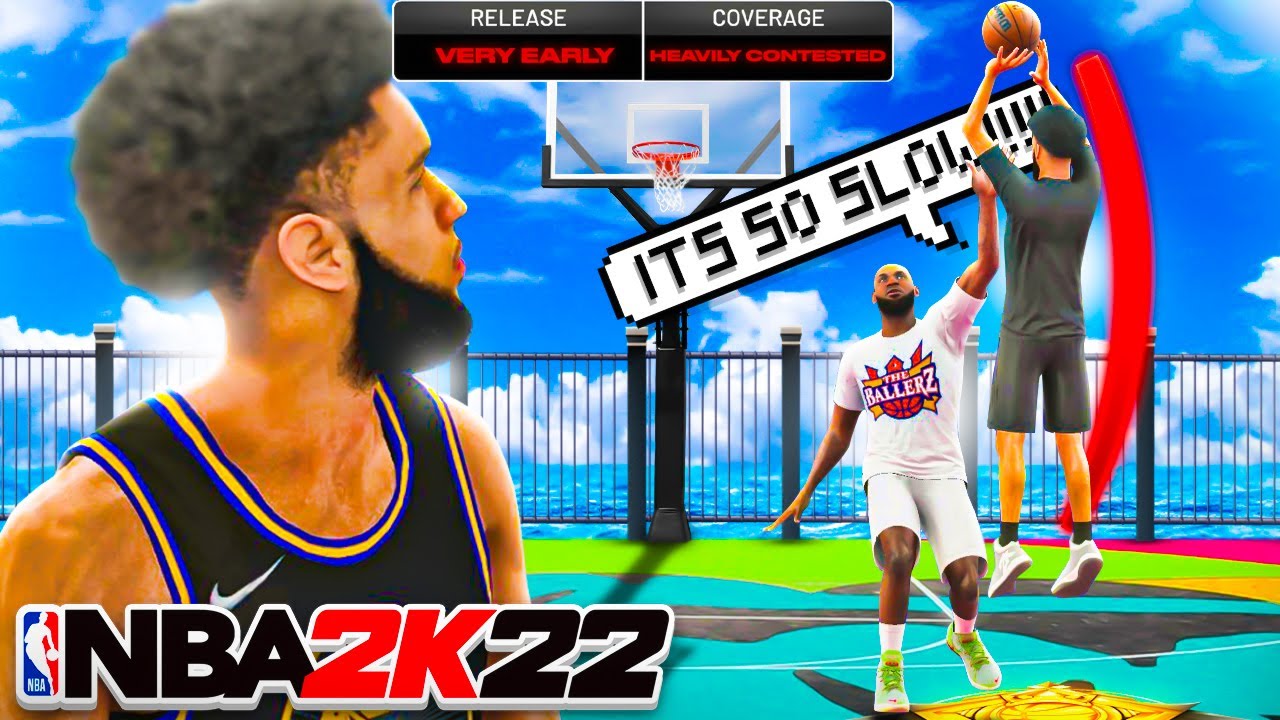 I used the SLOWEST JUMPSHOT on NBA 2K22... (3.8 second release speed