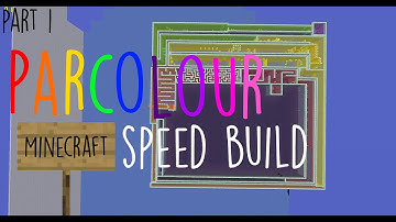 PARCOLOUR- Parkour Map Speed Build [Part 1]